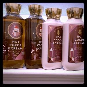 Bath & Body Works Hot Cocoa & Cream Set X4